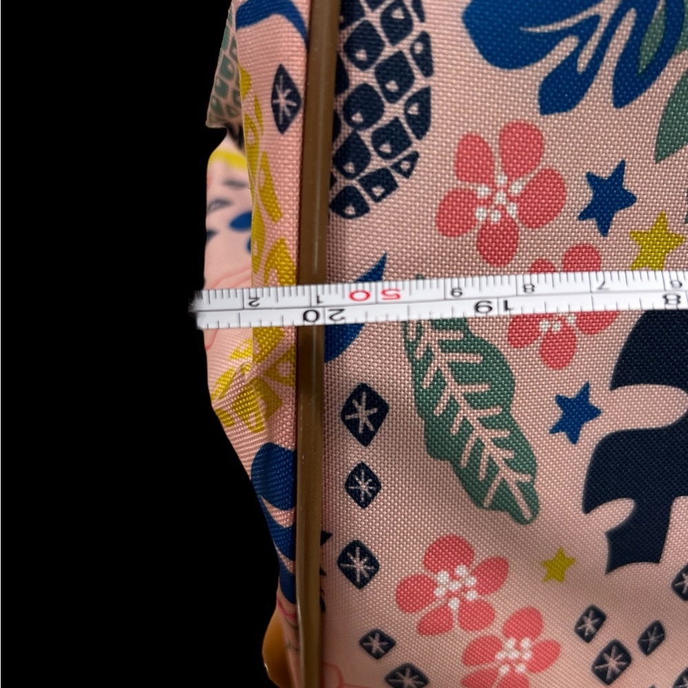Lily Bloom Pattern 22” Duffel Bag with 2-Rolling Wheels, Weekender Overnight bag - Picture 6 of 14